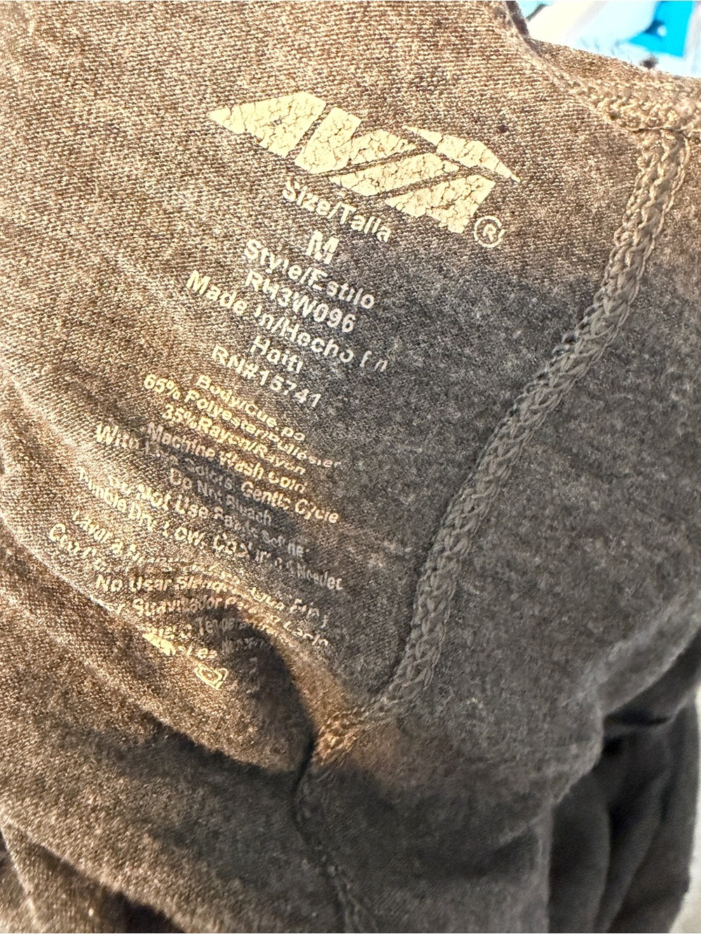Y2K Lightweight Hooded Long-Sleeve Top - Charcoal Gray - Picture 4 of 4